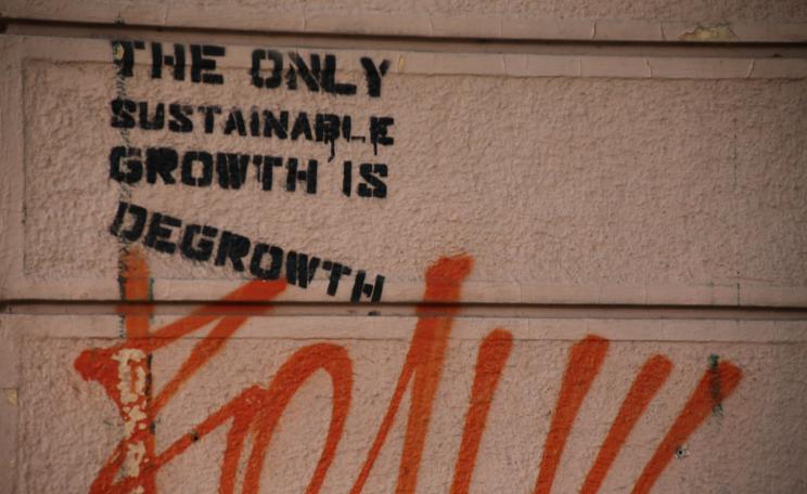 Degrowth graffiti 