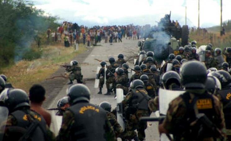 34 people were killed at the 2009 protest for indigenous rights at Bagua, Peru. Photo: anonoymous via powless / Flickr (CC BY).